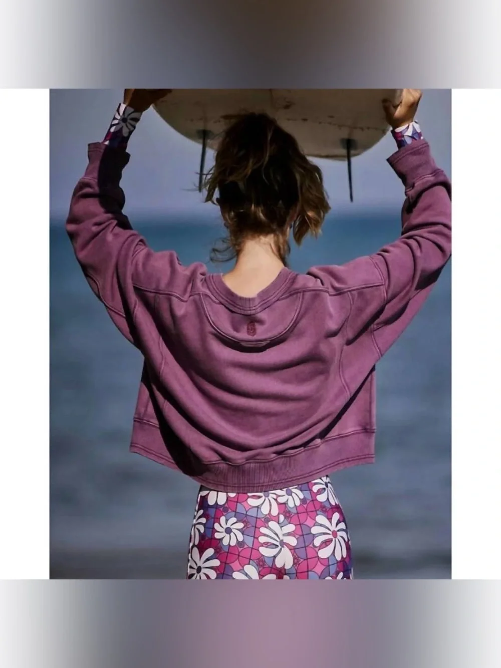 NWOT Free People FP Movement Intercept Pullover - Champion Purple - Small
